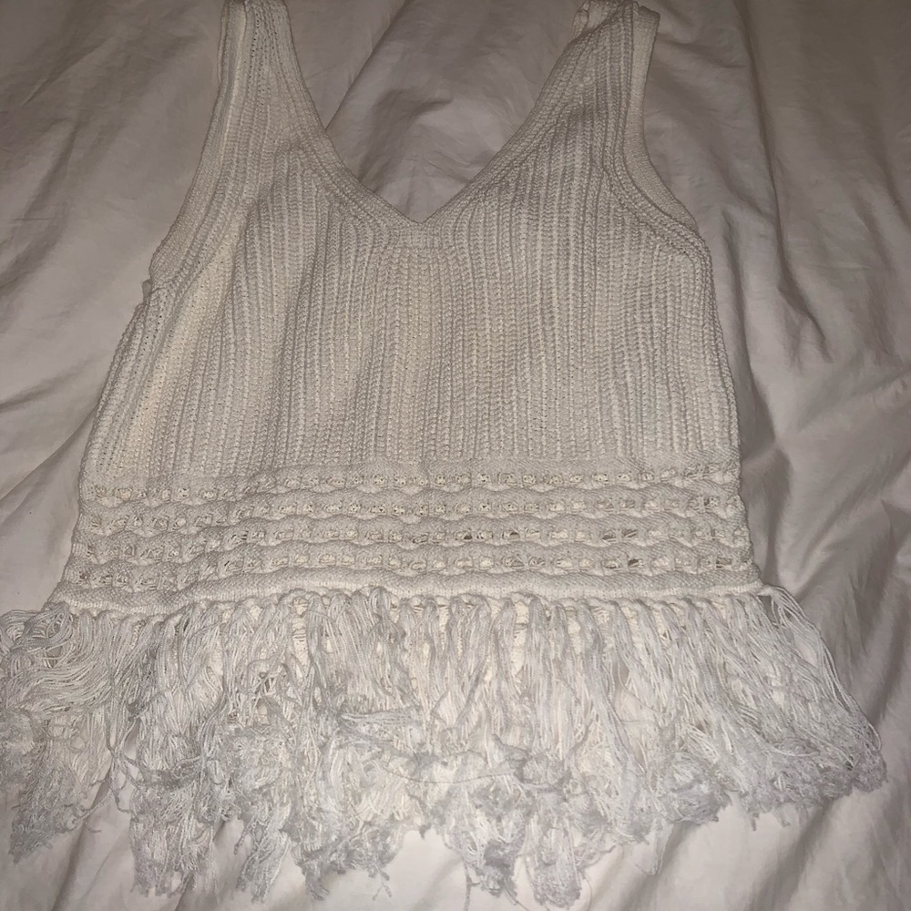 Club Monaco Italian Cotton Yarn top